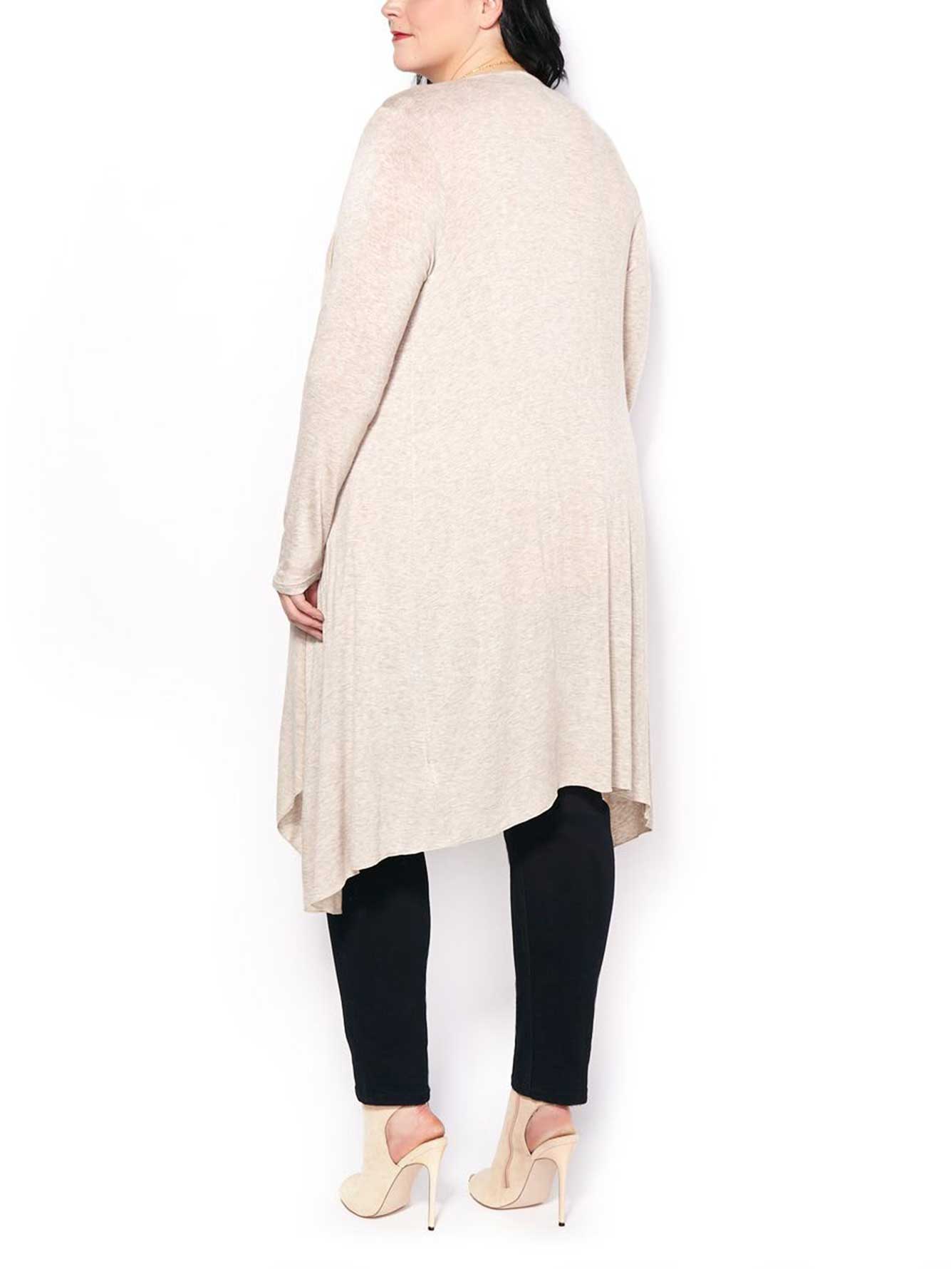 long draped sleeves