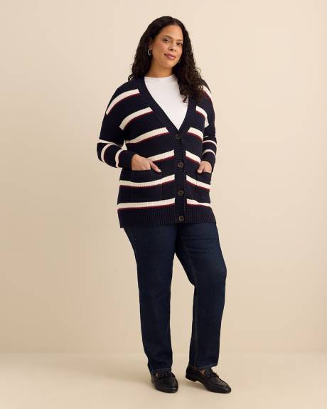 Cardigan en coton, tissu responsable