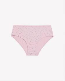 High-Cut Floral Cotton Brief with Shiny Elastic - ti Voglio