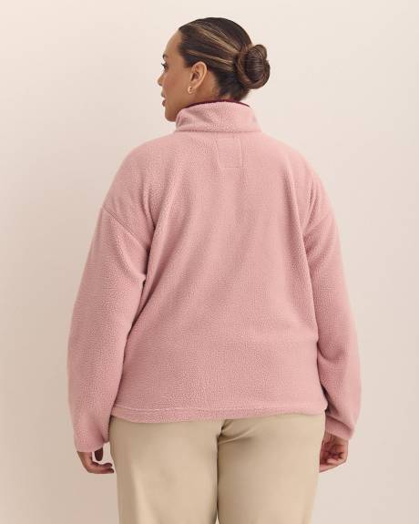 Helvetia Printed Cropped Half-Snap Fleece Pullover - Columbia