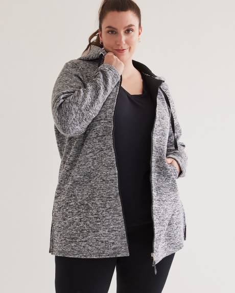Fleece Hooded Jacket - Active Zone