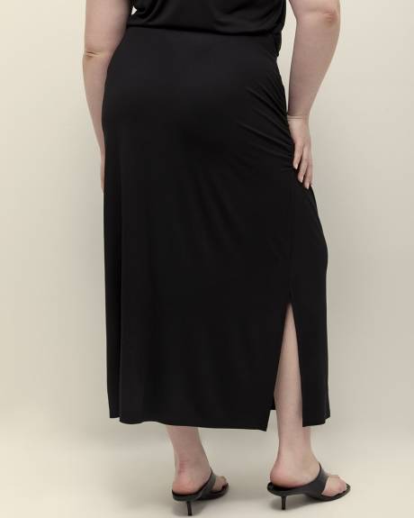 Responsible, Ruched Midi Skirt