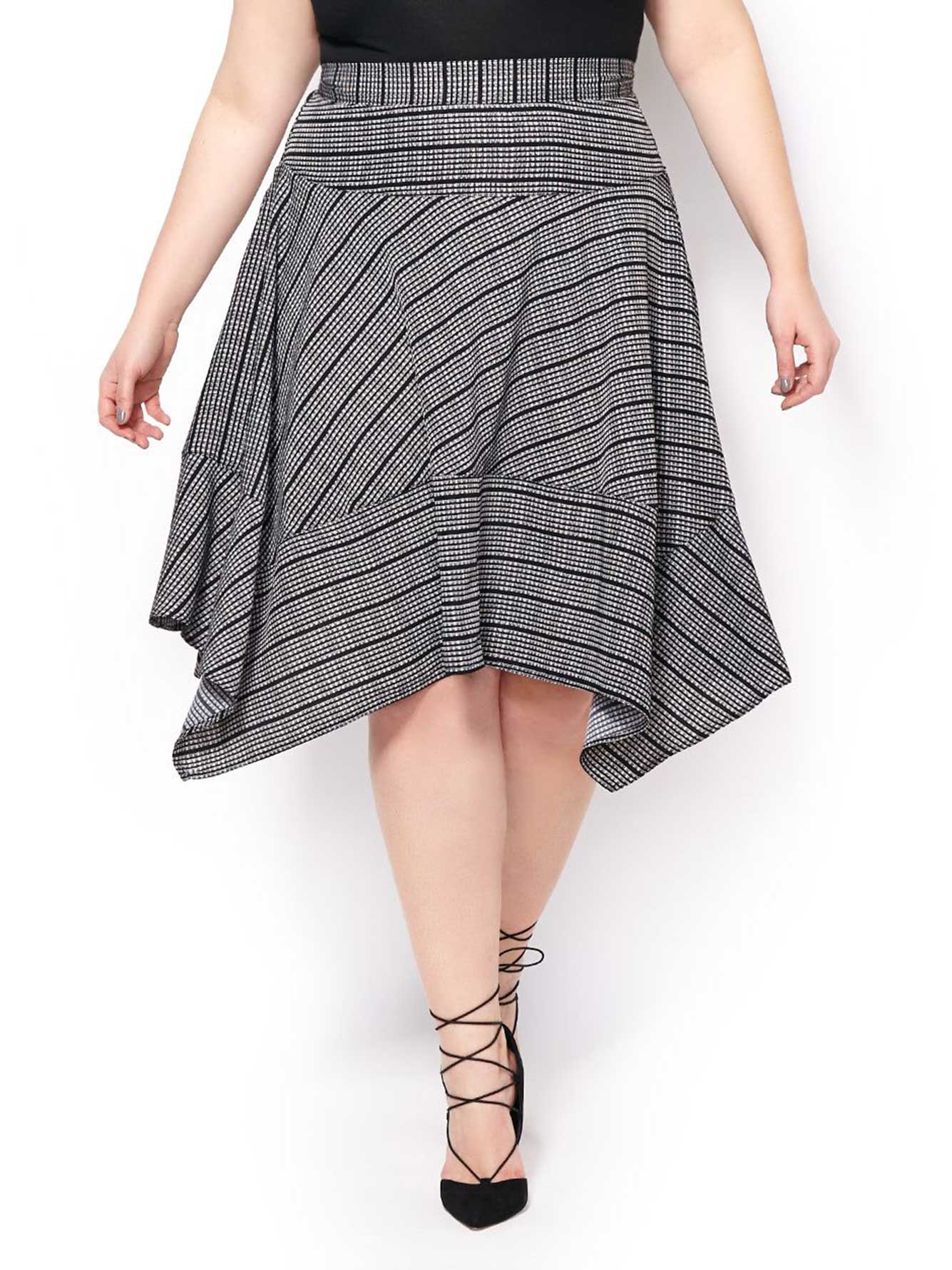 Asymmetric Printed Skirt Penningtons