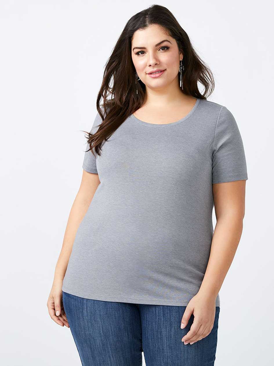 Curve Fit Basic T-Shirt - d/c JEANS