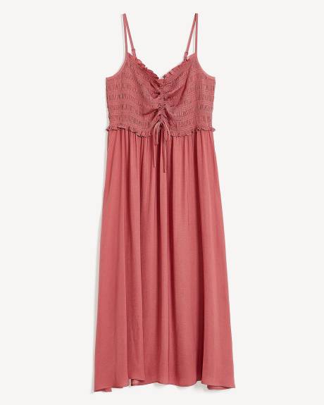 Satin Sleeveless Maxi Dress - Addition Elle