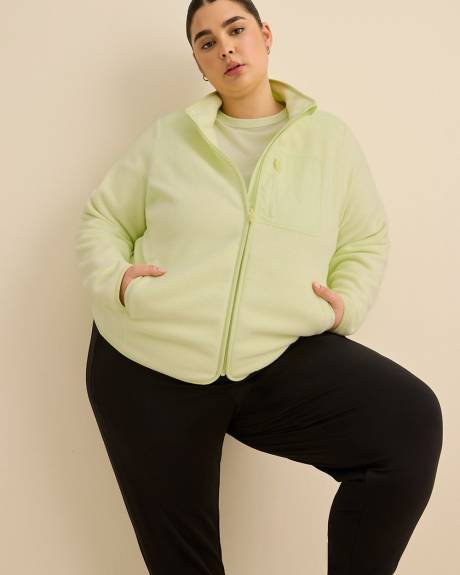 Polar Fleece Mock-Neck Jacket - Active Zone