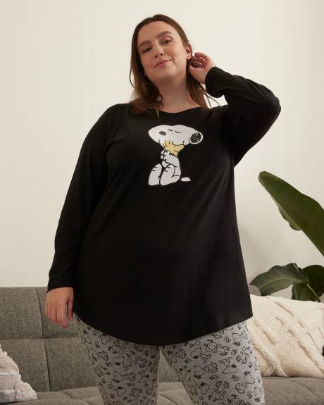 Tunique pyjama à manches longues de Snoopy - ti Voglio