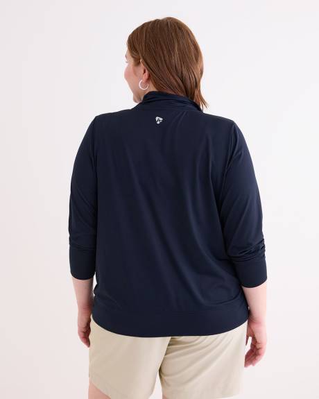 Mock Neck Zipped Jacket - Active Zone