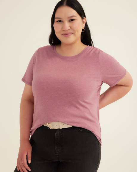 Responsible, Curvy-Fit Crewneck Tee - PENN. Essentials