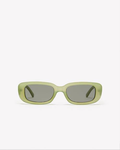 Square Frame Plastic Sunglasses