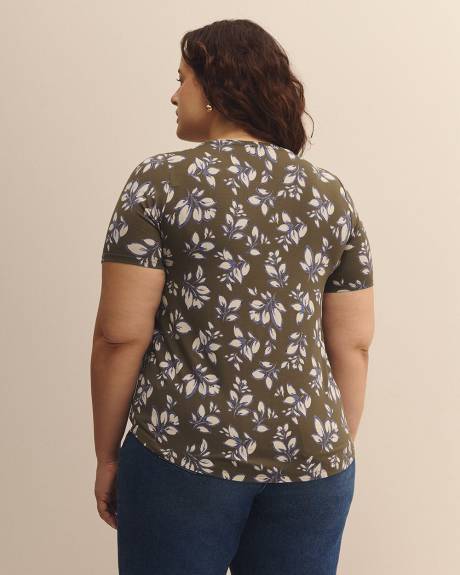 Printed Modern-Fit Tee - Addition Elle - PENN. Essentials