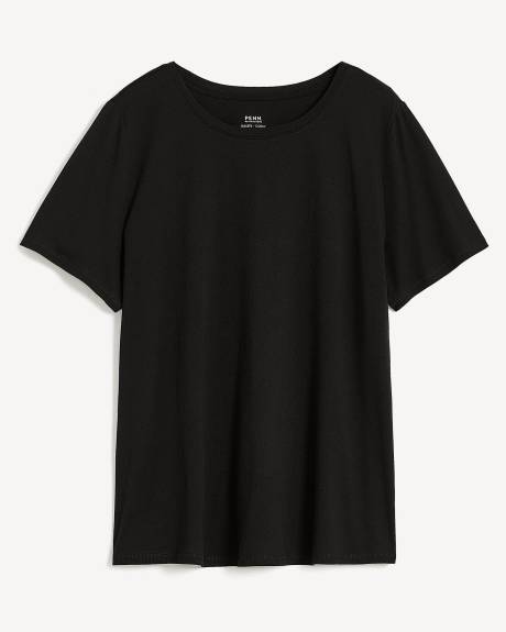 Responsible, Curvy-Fit Crewneck Tee - PENN. Essentials