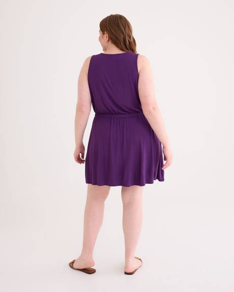 Responsible, Solid Slip Dress Cover-Up