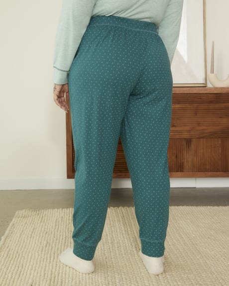 Jogger Pyjama Pant with Snowflake Print - ti Voglio
