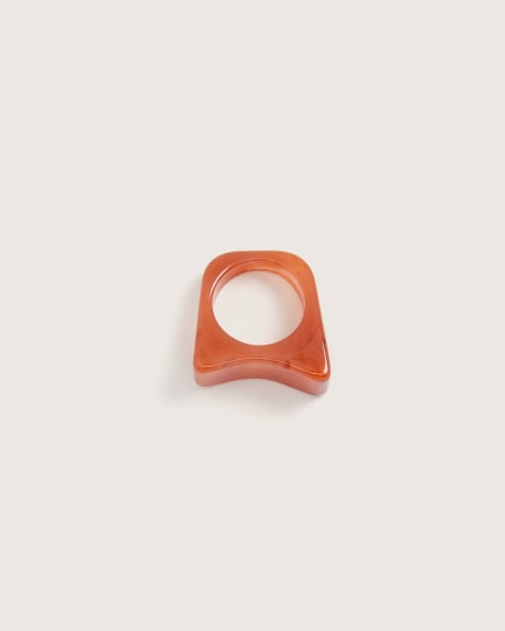 Marbled Resin Ring