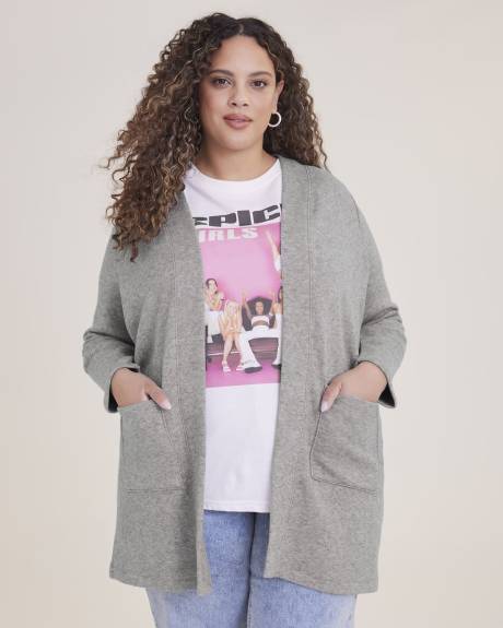 Tunic Coatigan with Pockets