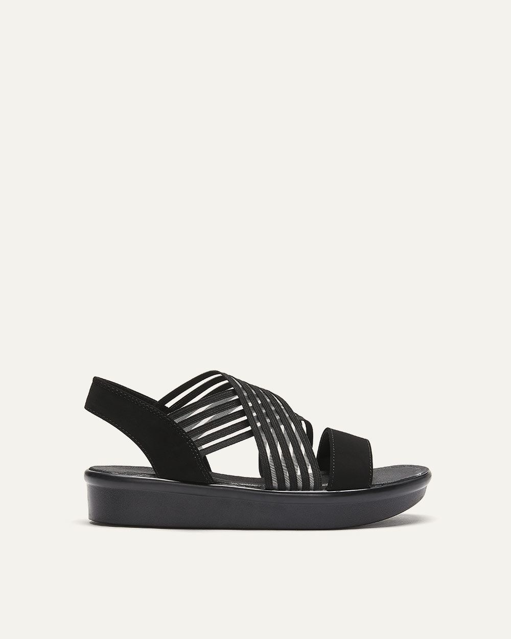 skechers bumblers stop & stare wedge sandal