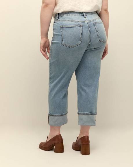Responsible, Light High-Rise Cropped Straight-Leg Jean - d/C JEANS