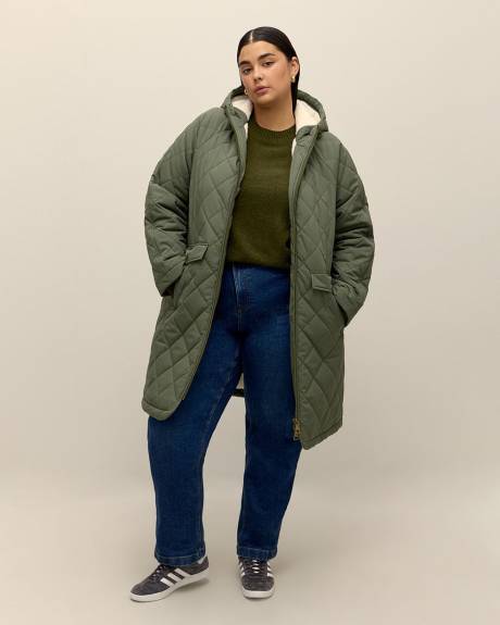Quilted Hooded Jacket