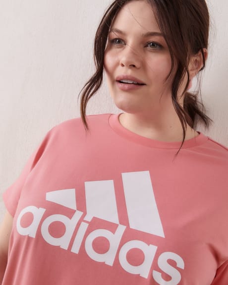 Robe t-shirt avec logo, rose tendre - adidas
