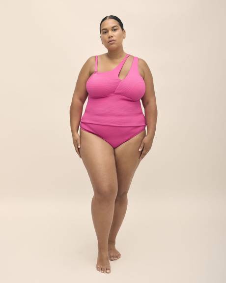 Tankini Alexia texturé à une bretelle - Nana The Brand