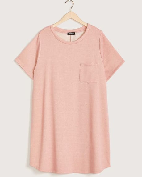 French Terry T-Shirt Dress - ActiveZone