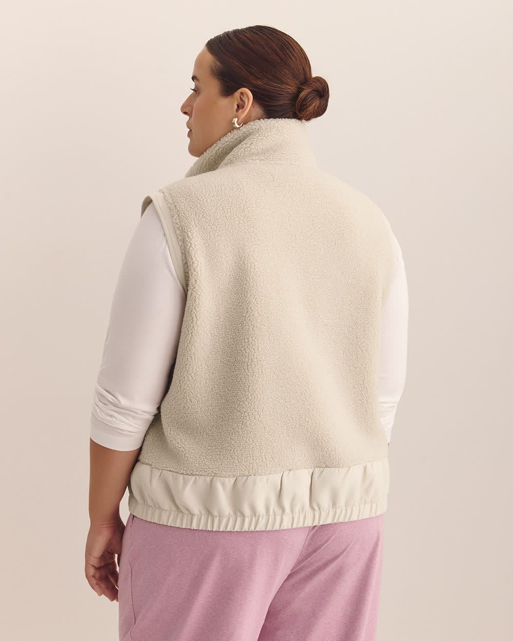 Sherpa Mock-Neck Vest - Active Zone Sherpa Mock-Neck Vest - Active Zone