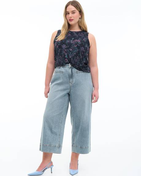 T-shirt moderne sans manches, tissu responsable - Addition Elle - Essentiels PENN.