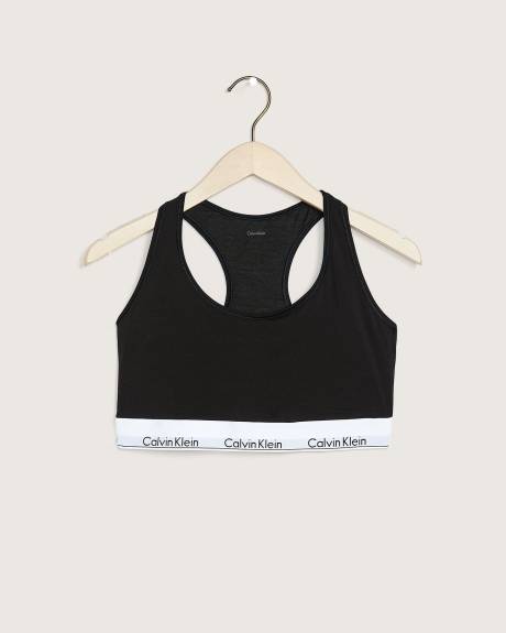 Unlined Cotton Bralette - Calvin Klein