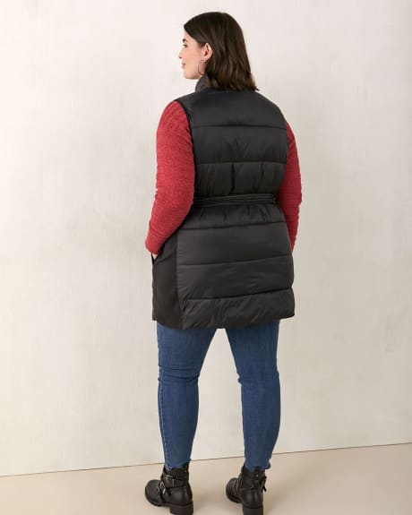 Responsible Packable Long Vest With Belt - In Every Story