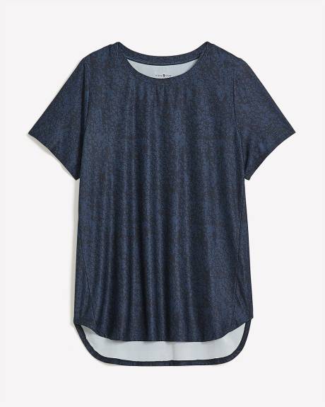 T-shirt à motif de triangles à manches courtes - Active Zone