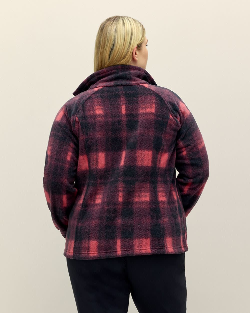 Plaid Fleece Full Zip Jacket Columbia Penningtons