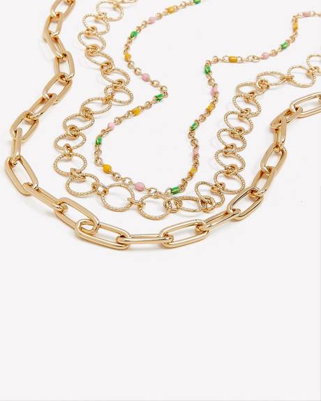 Three-Layer Dainty Necklace - Addition Elle