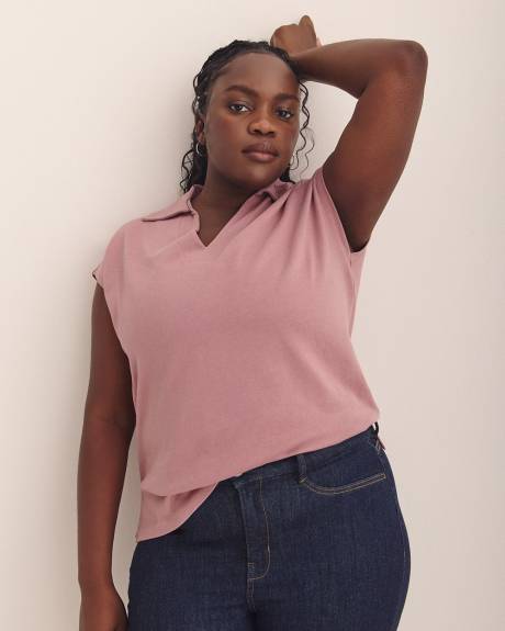 Extended Sleeves Polo - Addition Elle