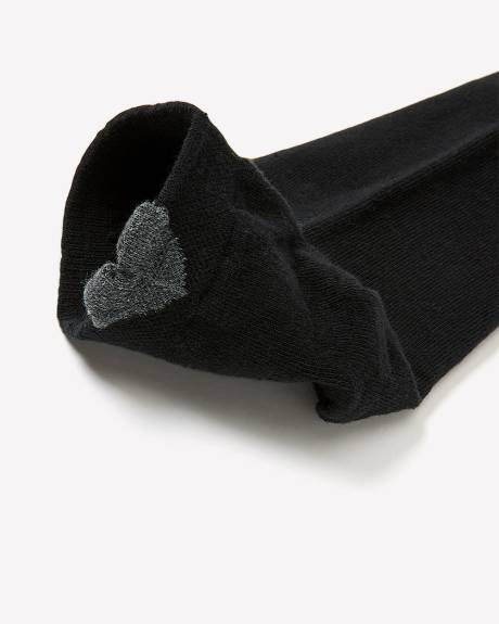Chaussettes courtes avec languette en coeur