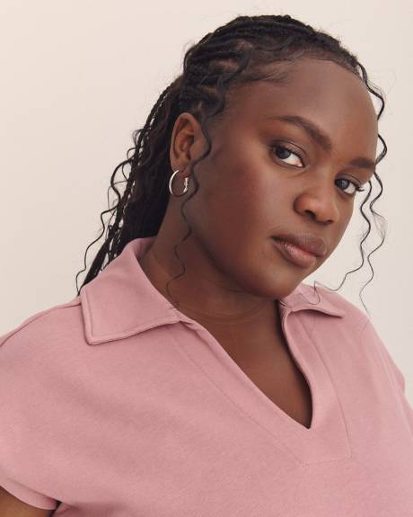 Extended Sleeves Polo - Addition Elle