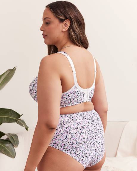 Soutien-gorge contour en microfibre à motif de fruits avec feuilles, sans armatures - ti Voglio