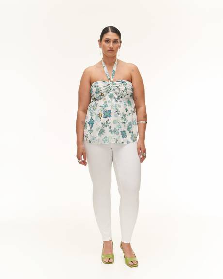 Responsible, White Curvy-Fit Jeggings - Addition Elle