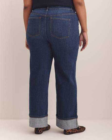 Jean taille haute à jambe large repliée - d/C JEANS