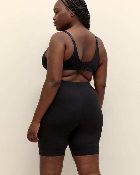 Long Leg Jersey Brief With Lace Trim - tiVOGLIO