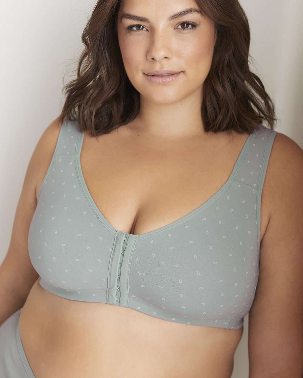 Front Closure Cotton Wireless Bra - tiVOGLIO