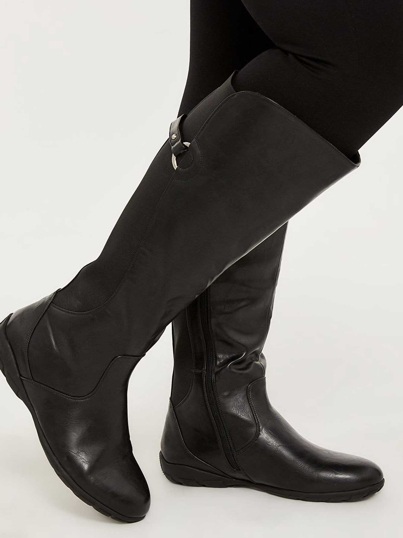 chaussea bottes mollets larges