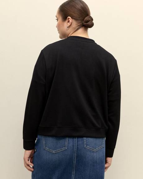Knit Bomber Jacket
