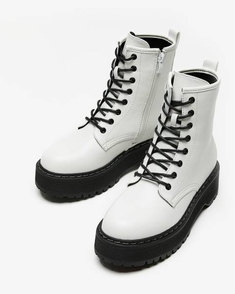 Wide Width, Betty Combat Boot - Steve Madden