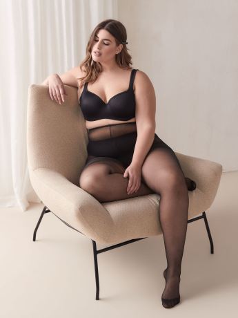 2 Pairs of Everyday Sheer Nylons - Addition Elle