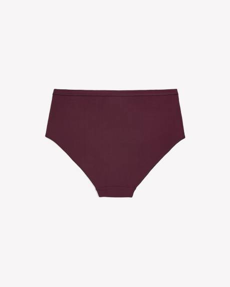 Culotte classique en microfibre bordeaux - ti Voglio