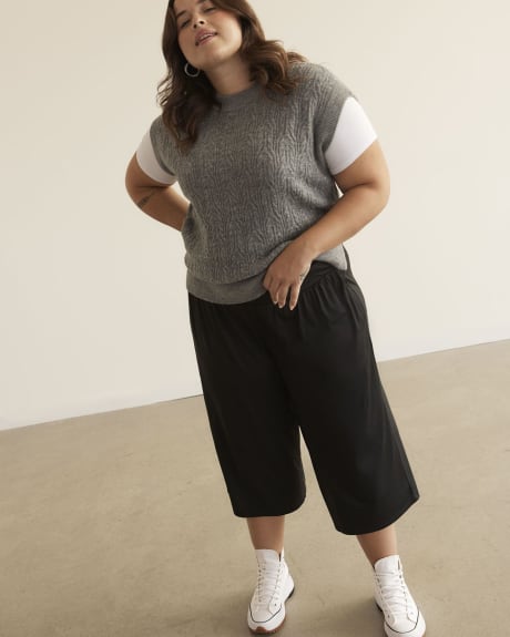 Responsible, Wide Leg High-Rise Crop Pant - Active Zone