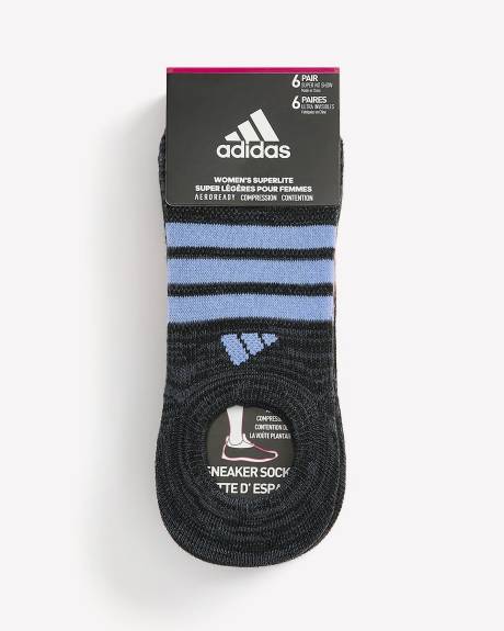 Super No-Show Ankle Socks, Set of 6 - adidas