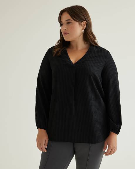 Blouse tunique avec manches ballons
