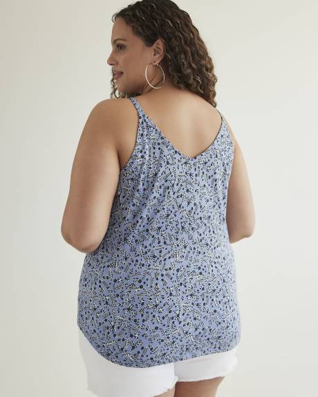 Cotton Blend Sleeveless Relaxed-Fit Cami